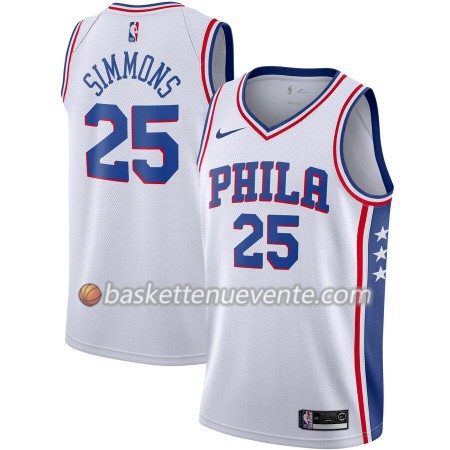 Maillot Basket Philadelphia 76ers Ben Simmons 25 2019-20 Nike Association Edition Swingman - Homme